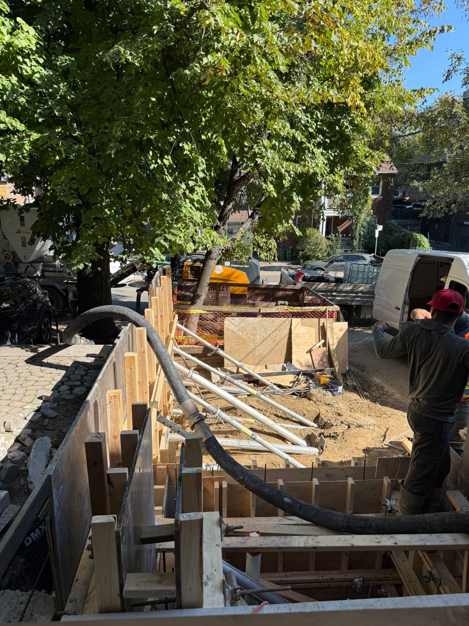 LG Concrete & Pumping - Returning walls Img01