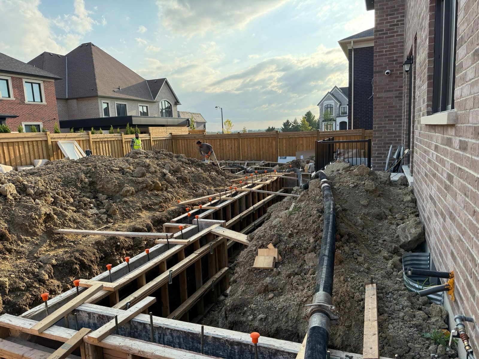 LG Concrete & Pumping - Returning walls Img02